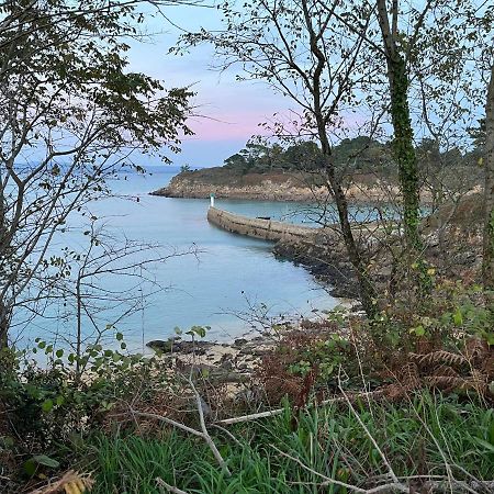 Tres Bel Appartement Vue Mer Avec Piscine Douarnenez Buitenkant foto
