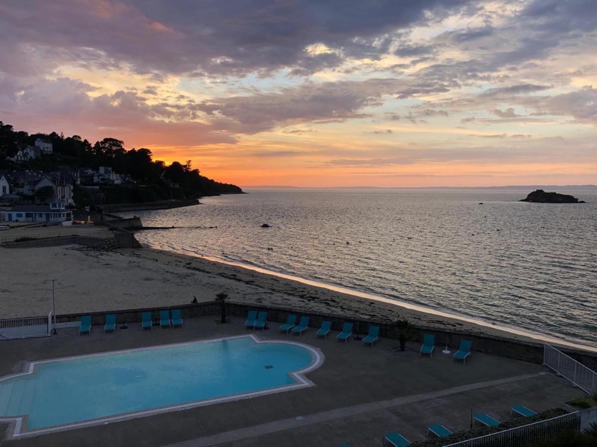 Tres Bel Appartement Vue Mer Avec Piscine Douarnenez Buitenkant foto